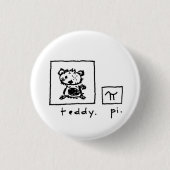 Teddybär + PU Button (Vorderseite)