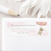 Teddybär Rosa Buch Geschenkt Von (Insitu)