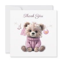 Teddybär rosa Pullover