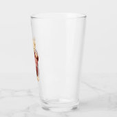 Teddybär rotes Herz Glas (Links)