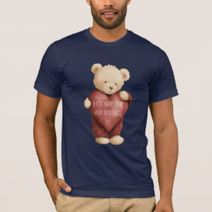 Teddybär rotes Herz T-Shirt