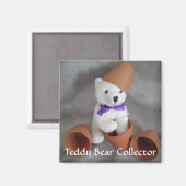 Teddybär Sammler Magnet (Vorderseite/Rückseite)