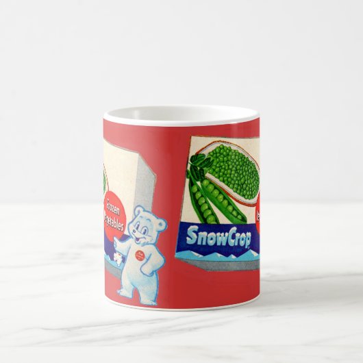 Teddybär-Schnee-Ernte und Schnee erntet Kaffeetasse (Mittel)