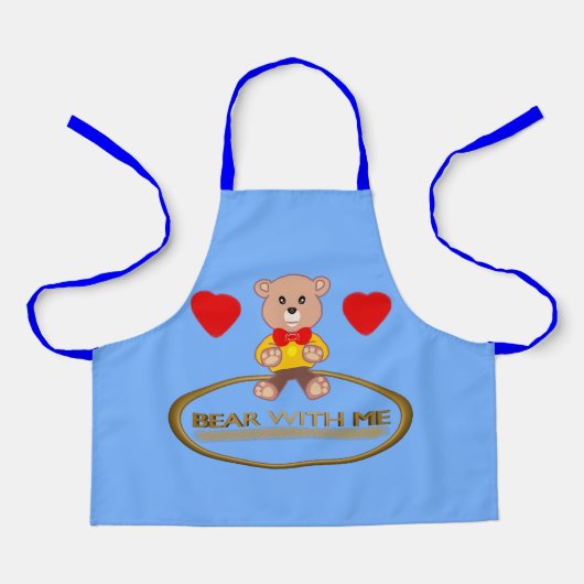 Teddybär schürze (Vorderseite)