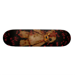 Teddybär Skateboard. Skateboard