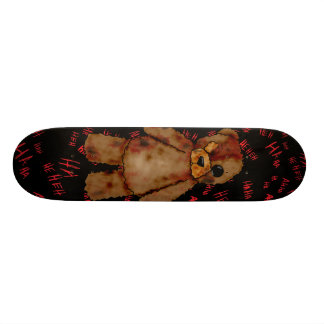 Teddybär Skateboard. Skateboard