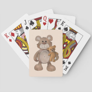 Teddybär Spielkarten
