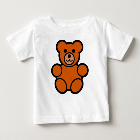 Teddybär, Spielzeug, niedlich Baby T-shirt (Vorderseite)