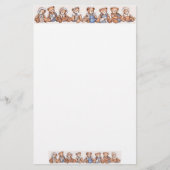 Teddybär stationär briefpapier (Vorderseite)