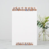 Teddybär stationär briefpapier (Stehend Vorderseite)