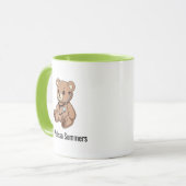 Teddybär-Stethoskop-Arzt Kinderarzt Tasse (Vorderseite Links)