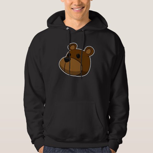 Teddybär Sweetshirt Hoodie (Vorderseite)