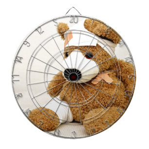Teddybär Tier individuell personalisieren Dartscheibe