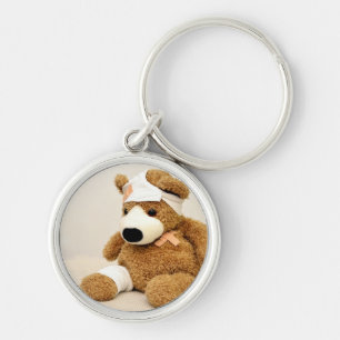 Teddybär Tier individuell personalisieren Schlüsselanhänger