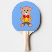 Teddybär tischtennis schläger (Rückseite)