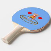 Teddybär tischtennis schläger (Vorderseite)