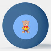 Teddybär tischtennisball (Rückseite)