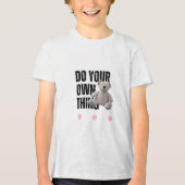 Teddybär Tri-Blend Shirt (Vorderseite)