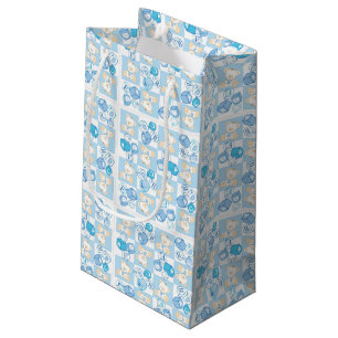 Teddybär überprüftes Muster Kleine Geschenktüte