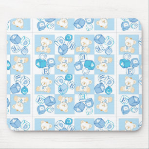 Teddybär überprüftes Muster Mousepad