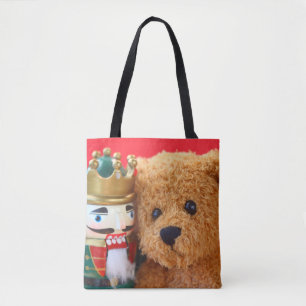 Teddybär und Nussknacker Tasche