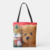 Teddybär und Nussknacker Tasche (Rückseite)