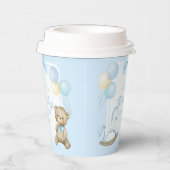 Teddybär und Rockpferd Pappbecher (Rechts)