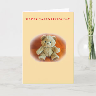 Teddybär Valentinstagskarte Feiertagskarte