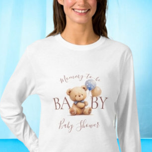 Teddybär wartet kaum darauf, dass Mami zur Babypar T-Shirt