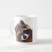 Teddybär-Waschbär-Kaffee X 2 Kaffeetasse (Vorderseite Links)