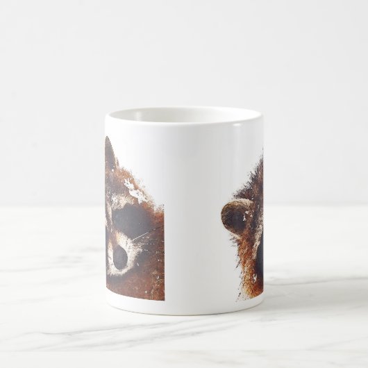 Teddybär-Waschbär-Kaffee X 2 Kaffeetasse (Mittel)