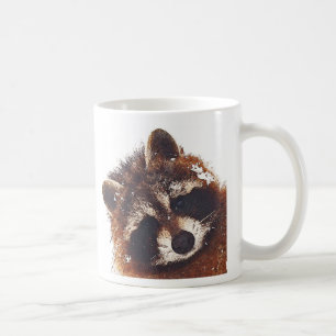Teddybär-Waschbär-Kaffee X 2 Kaffeetasse