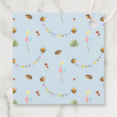 Teddybär Wasserfarbe, Abenteuer danke Geschenkanhänger (Rückseite)