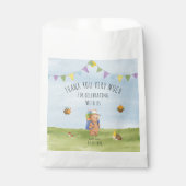 Teddybär Wasserfarbe, Abenteuer danke Geschenktütchen (Vorderseite)