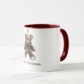 Teddybär-Weihnachten Tasse (VorderseiteRechts)