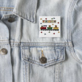 Teddybär-Zug-T-Shirts und Geschenke Button (Beispiel)