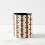 Teddybär Zweifarbige Tasse (Mittel)