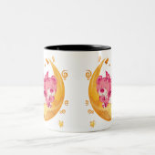 Teddybär Zweifarbige Tasse (Mittel)