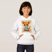 Teddybärdesign Hoodie (Vorne ganz)