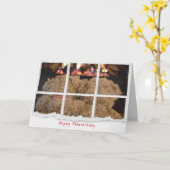 Teddybären aus Kamin Karte (Gelbe Blume)