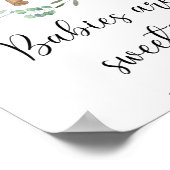 Teddybären-Babys sind schweißes Poster (Ecke)