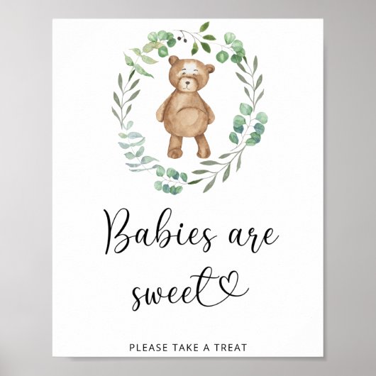 Teddybären-Babys sind schweißes Poster (Vorne)