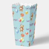 Teddybären, Ballons und Bonbons von Natasha Us Geschenkschachtel (Rückseite)