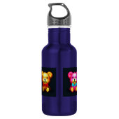 Teddybären Edelstahlflasche (Rückseite)