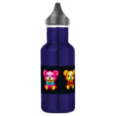 Teddybären Edelstahlflasche (Links)