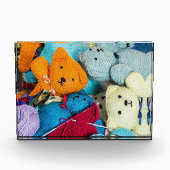 Teddybären-Foto Fotoblock (Vorderseite)