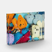 Teddybären-Foto Fotoblock (Links)