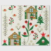 Teddybären Geschenkpapier (Flach)