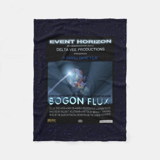 Teddybären im Weltraum Fleecedecke (Vorderseite)