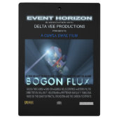 Teddybären im Weltraum Klemmbrett (Rückseite)